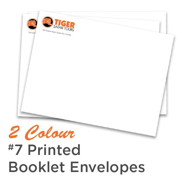 2 Colour #7 Printed Booklet Envelope