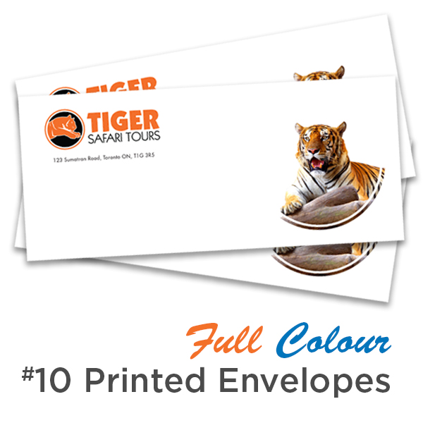 Full Colour #10 Printed Envelopes