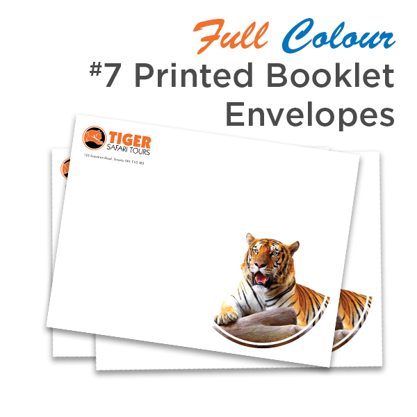 Full Colour #7 Printed Booklet Envelope
