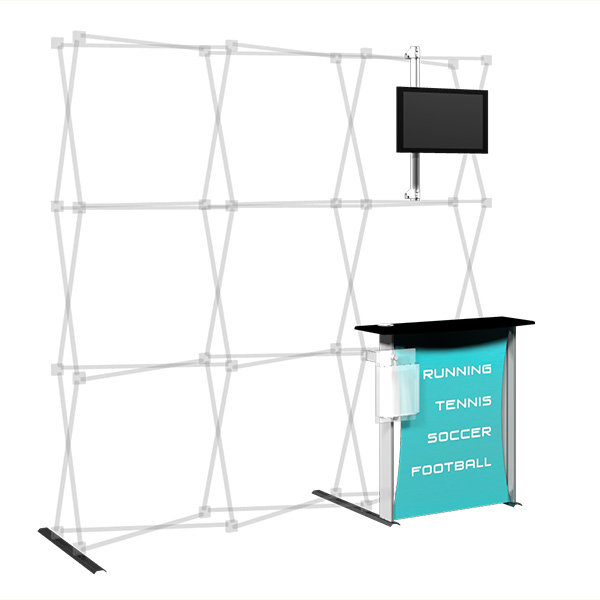 Dimension 7.5FT Wide Trade Show Accessory Kit 2