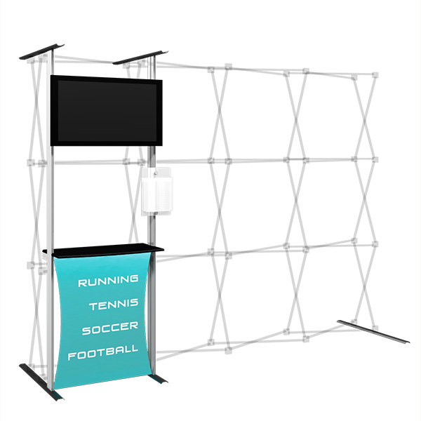 Dimension 7.5FT Wide Trade Show Accessory Kit 3