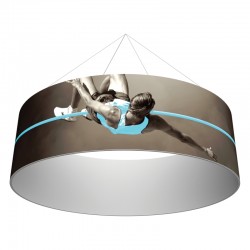 10' Round x 2'h Hanging Ceiling Banner 10' Round x 2'h Hanging Ceiling Banner