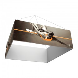 8' Square x 3'h Hanging Ceiling Banner 8' Square x 3'h Hanging Ceiling Banner