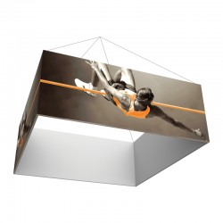 8' Square x 4'h Hanging Ceiling Banner 8' Square x 4'h Hanging Ceiling Banner