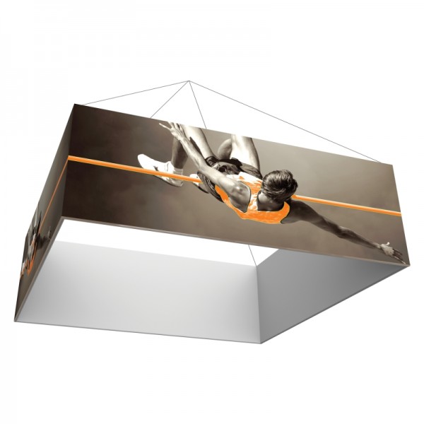 10' Square x 2'h Hanging Ceiling Banner