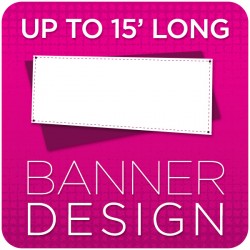 Vinyl Banner Graphic Design - up to 15' long Vinyl Banner Graphic Design - up to 15' long