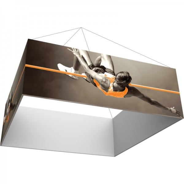 12' Square x 3'h Hanging Ceiling Banner