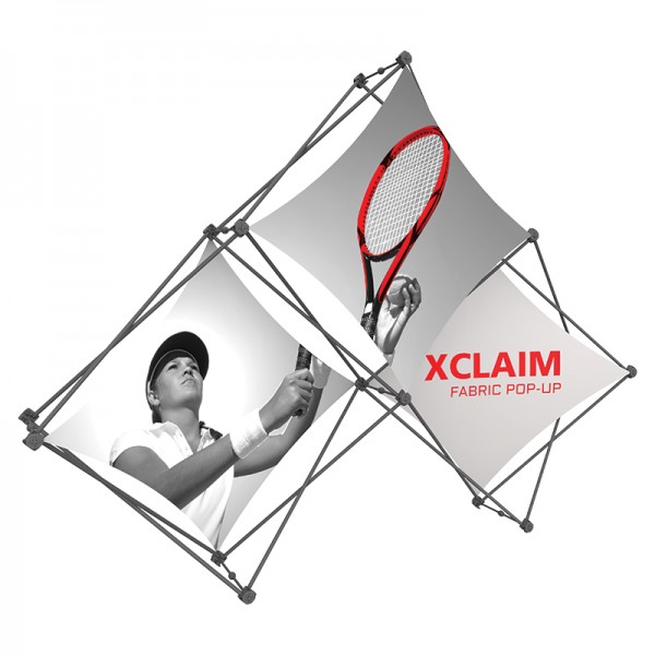 7FT Wide Multi-Panel Fabric Trade Show Display Kit 1