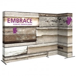 11'w L-Shape Stackable Fabric Display 11'w L-Shape Stackable Fabric Display