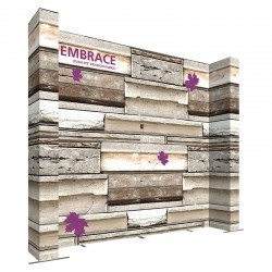 17' w x 14.8' h U-Shaped Stackable Fabric Display 17' w x 14.8' h U-Shaped Stackable Fabric Display