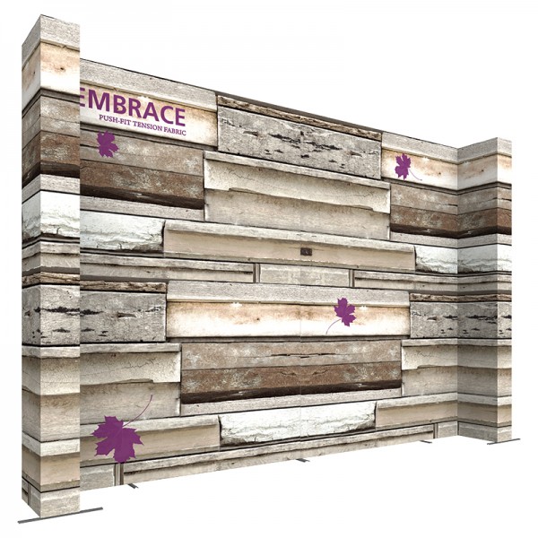 21' w x 14.8' h U-Shape Stackable Fabric Display 21' w x 14.8' h U-Shape Stackable Fabric Display