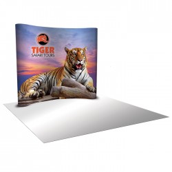 8'W x 8'H Curved Pop Up Trade Show Replacement Panels 8'W x 8'H Curved Pop Up Trade Show Replacement Panels