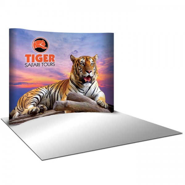 10' wide x 8' high Curved Pop Up Trade Show Replacement Panels