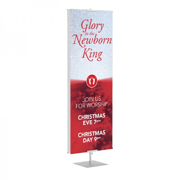 Christmas Newborn King Banner Stands