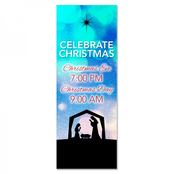 Christmas Nativity Indoor Vinyl Banner