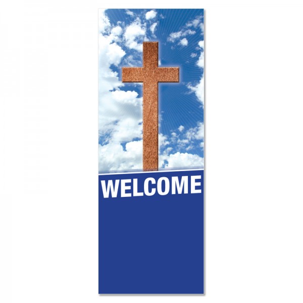 Welcome Holy Cross Indoor Vinyl Banner