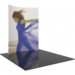 Extra Tall 8 FT Wide Curved Fabric Display Extra Tall 8 FT Wide Curved Fabric Display
