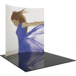 Extra Tall 10 FT Wide Curved Fabric Display Extra Tall 10 FT Wide Curved Fabric Display