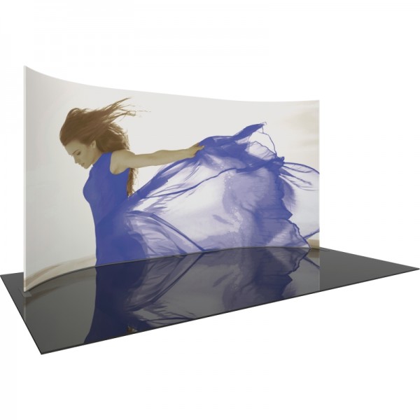 Extra Tall 20 FT Wide Curved Fabric Display Extra Tall 20 FT Wide Curved Fabric Display