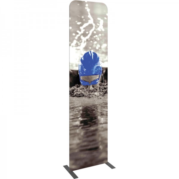 23.5 Inch Wide Straight Fabric Banner Stand