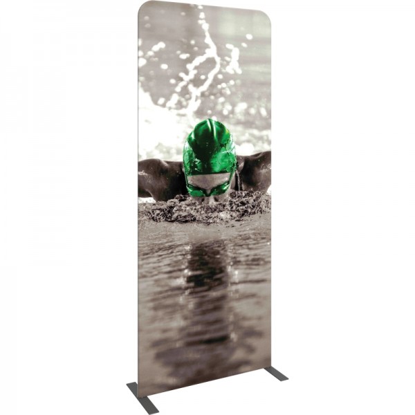 36 Inch Wide Straight Fabric Banner Stand
