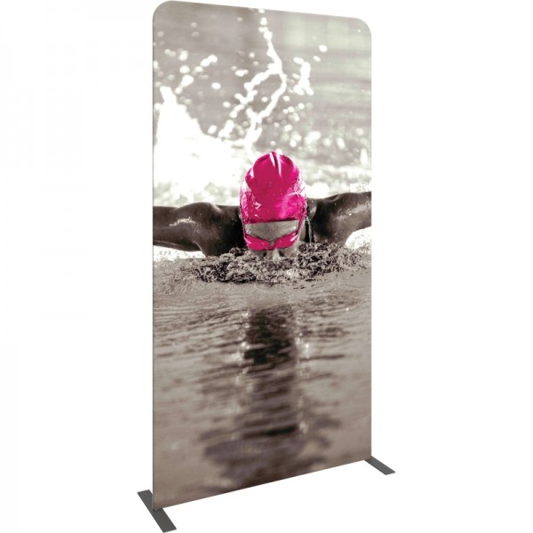 47 Inch Wide Straight Fabric Banner Stand