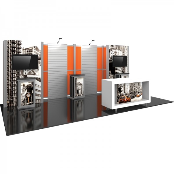20ft Hybrid Modular Tradeshow Display Kit 16