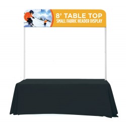 96w x 18h Table Top Fabric Header Display 96w x 18h Table Top Fabric Header Display