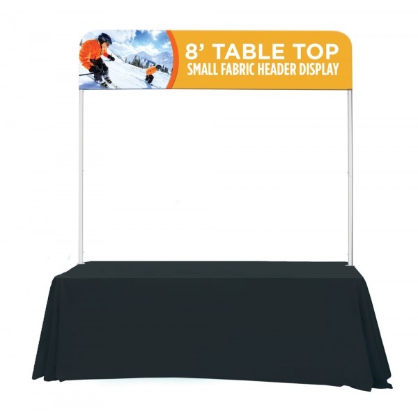 96w x 18h Table Top Fabric Header Display 96w x 18h Table Top Fabric Header Display