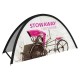 79w x 40h Stowaway Outdoor Fabric Pop up Sign