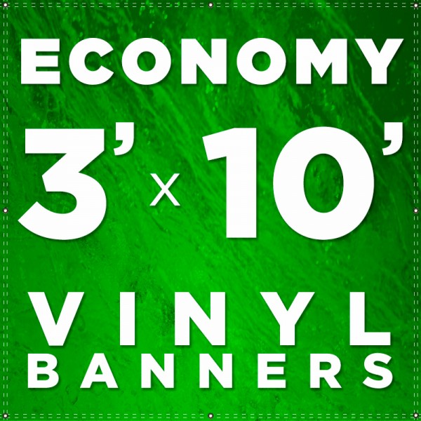 3' x 10' Vinyl Banner 3' x 10' Vinyl Banner