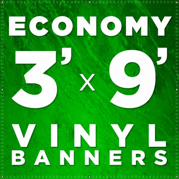 3' x 9' Vinyl Banner 3' x 9' Vinyl Banner