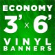 3' x 6' Vinyl Banner 3' x 6' Vinyl Banner