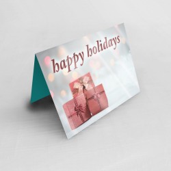 4.25" x 5.5" Custom Printed Greeting Cards (Pearl Finish)