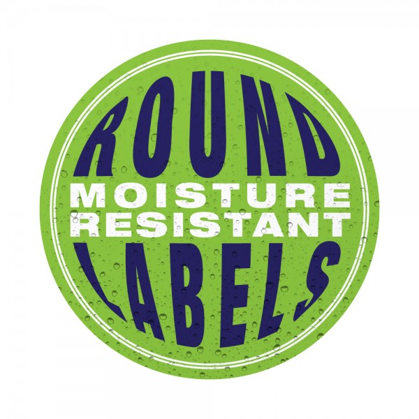 Custom Round Moisture Resistant Labels