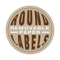 Custom Round Removable Paper Labels
