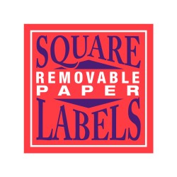 Custom Square Removable Paper Labels