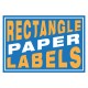 Custom Rectangle Paper Labels