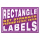 Custom Rectangle Wet Strength Premium Estate Paper Labels Custom Rectangle Wet Strength Premium Estate Paper Labels