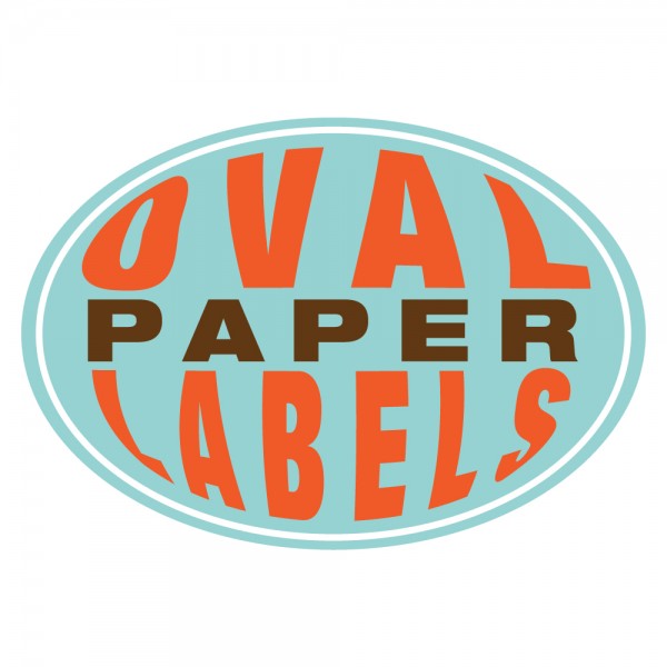 Custom Oval Paper Labels Custom Oval Paper Labels
