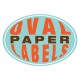 Custom Oval Paper Labels