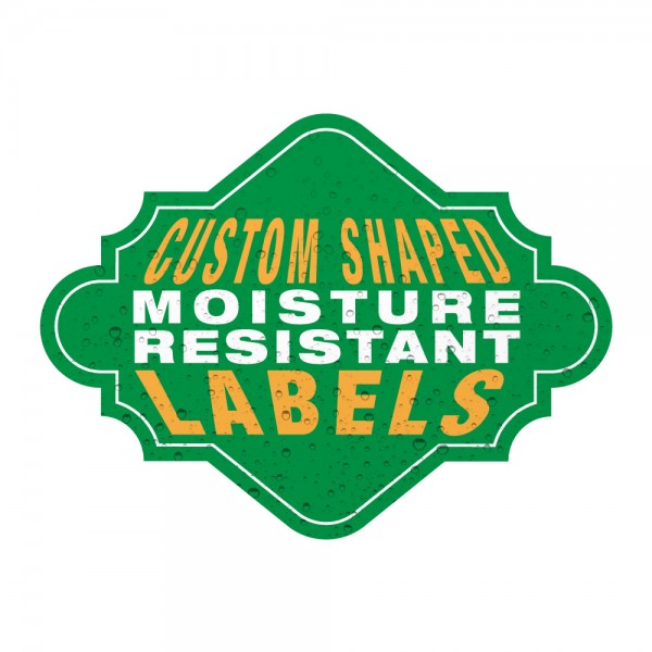 Custom Shaped Moisture Resistant Labels