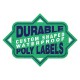 Durable Custom Shaped Waterproof Poly Labels