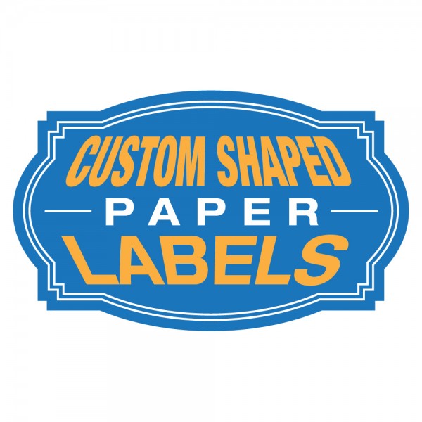 Custom Shaped Paper Labels Custom Shaped Paper Labels