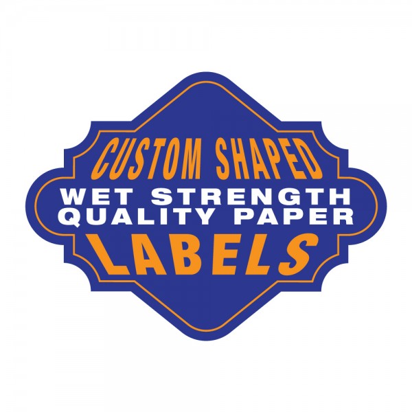 Custom Shaped Wet Strength Quality Paper Labels