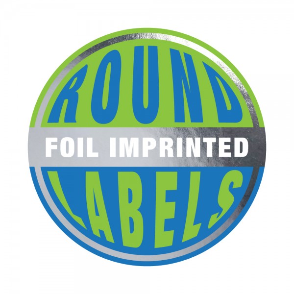 Foil Imprinted Round Labels