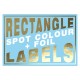 Spot Colour plus Foil Rectangle Labels