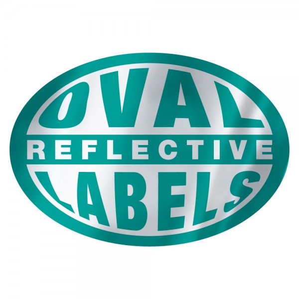 Oval Reflective Labels