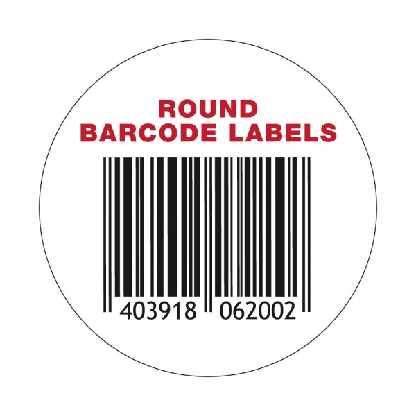 Round Barcode Labels