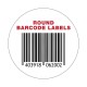 Round Barcode Labels